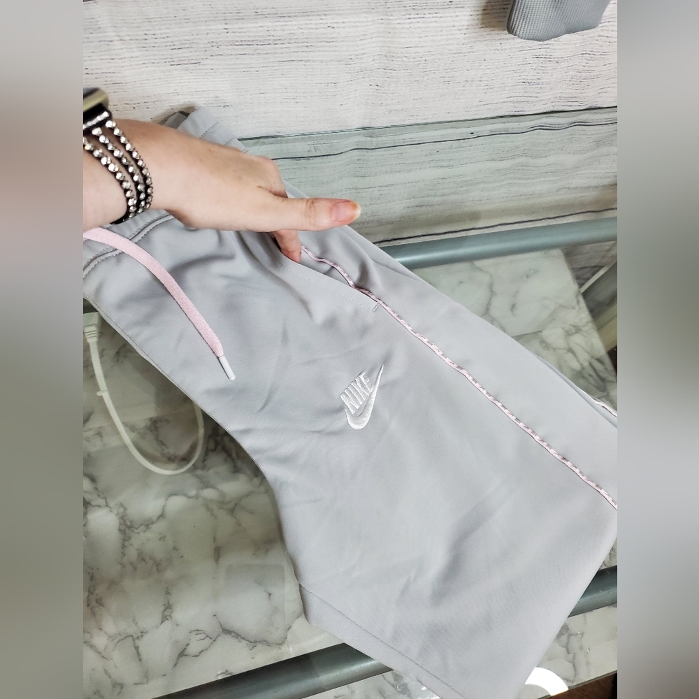 Nike Kids Light Gray Zip Jacket & Joggers Set - Picture 2 of 4